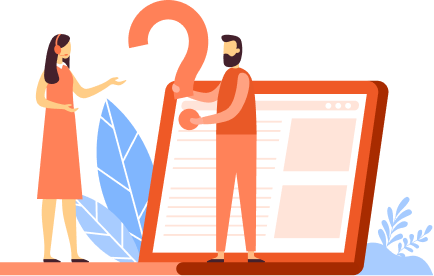 Online Support Illustration Online Support Illustration